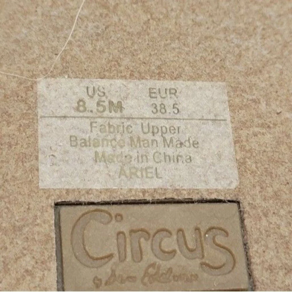 Circus By Sam Edelman Ariel Gladiator Espadrille Fabric Sandals 8.5 M